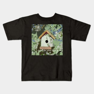 Sorry for your loss, Sympathy Card, birdhouse Kids T-Shirt